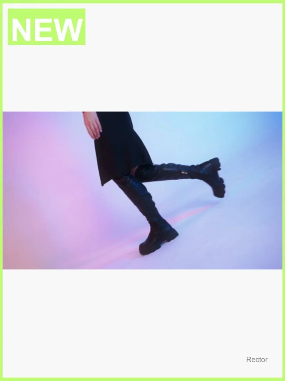 Over the Knee Platform Boots with Lug Sole